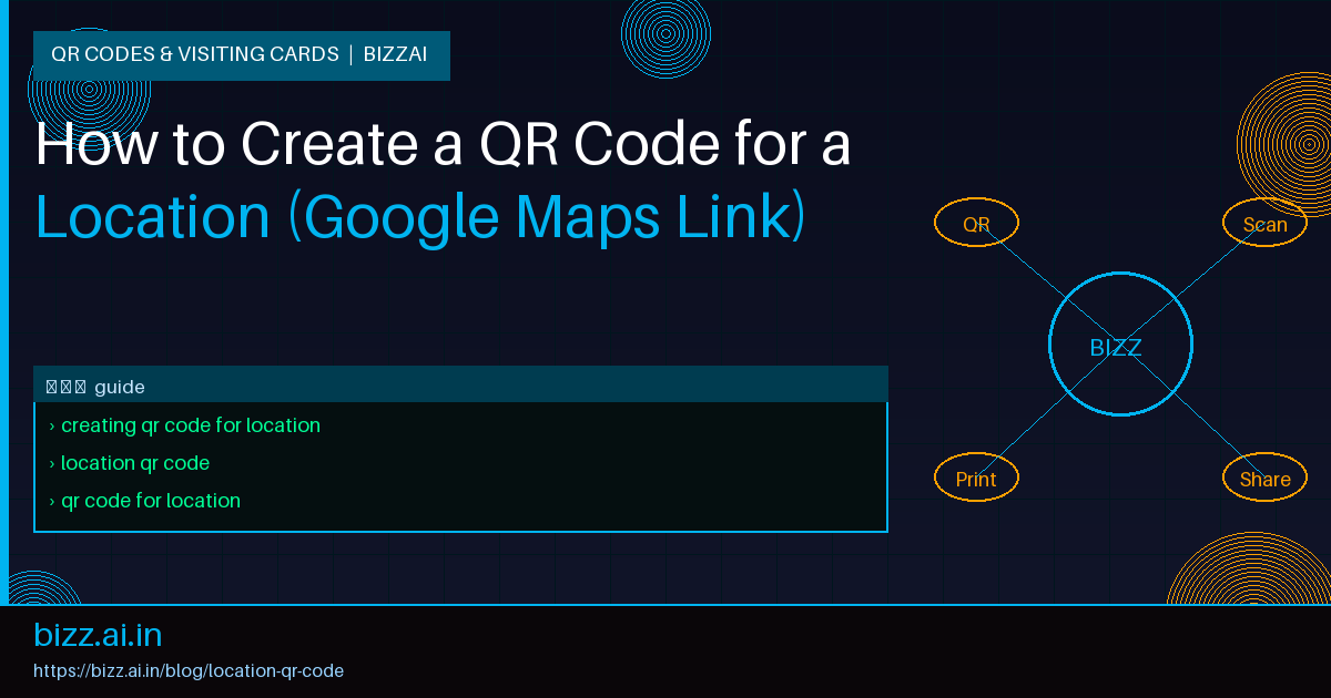How to Create a QR Code for a Location (Google Maps Link)